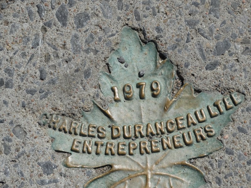 Sidewalk Date Marker